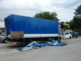 Bâche de camion PVC Toulon